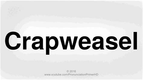 crapweasel 意味